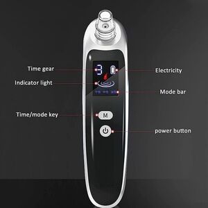 NWB! LED Blackhead Remover Vacuum – 5 Level Suction